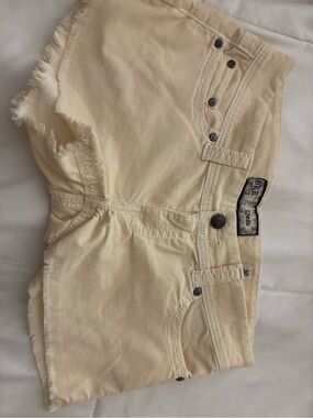 BKE Stella Cream Corduroy Shorts